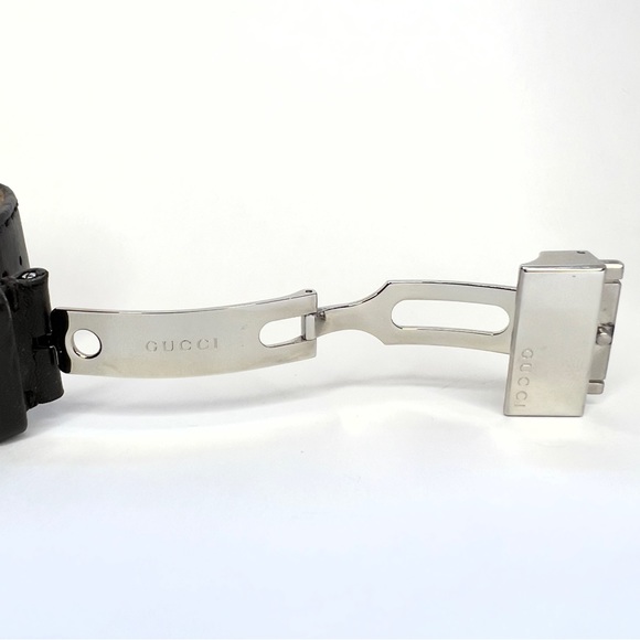 GUCCI G Chronograph Quartz 44mm Steel 2.22TCW DIAMOND Watch - Picture 7 of 9